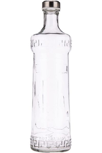 AKDC Glass Bottle L(8CM) XW(8CM) XH(31CM) Transparent
