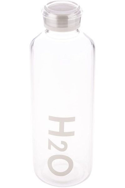 AKDC Orchid Boro Glass Bottle L(8XM) XW(8CM) XH(25CM) Clear
