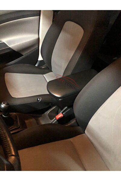 ElitTuning Renault Megane 2 Deri Kol Dayama Kolçak Siyah Özel Üretim Mdf