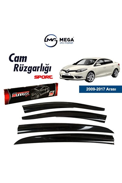 SUNPLEX Renault Fluence Mugen Cam Rüzgarlık