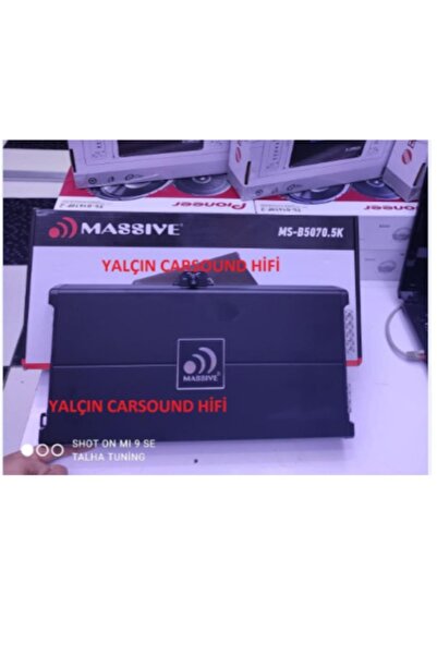 Genel Markalar Massive Ms-b5070.5k 5500w 6kanal 5çıkış Bas Konturollu Prof Am...