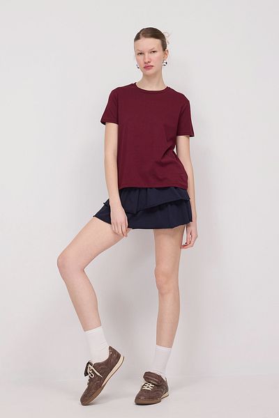 Addax Tricou de bază cu gât crew P4322