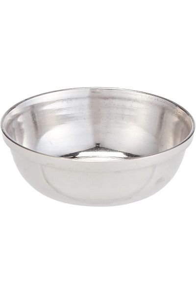 RAJ STAINLESS STEEL BOWL , 5.5 CM , SILVER, MV0003