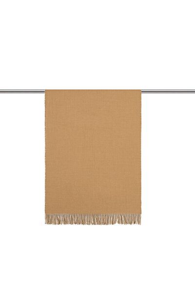 Bursa İpek Camel Double Sided Winter Shawl