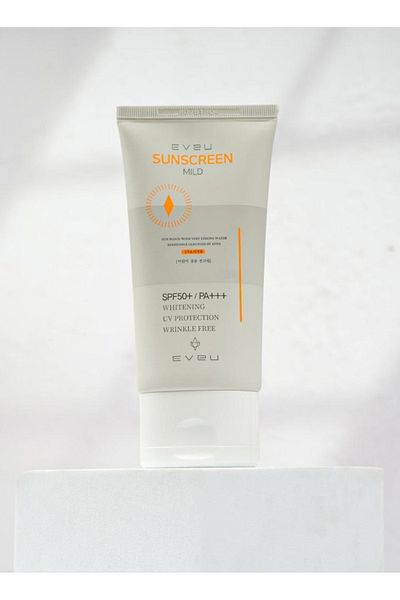 EVEU Evion Korean Sunscreen 70ml with Light Essence - UVA & UVB Protection with SPF50+/PA+++