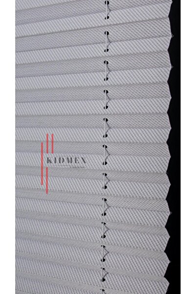 Kidmex Dimout Yarı Blackout Gri  - Ofis Perdesi - Ev Perdesi - Salon Perdesi - Plise Perde
