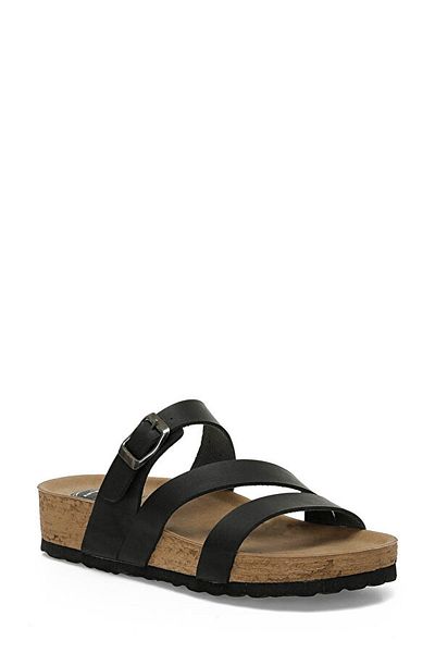 Polaris 166352 .Z5Fx Black Women's Slippers