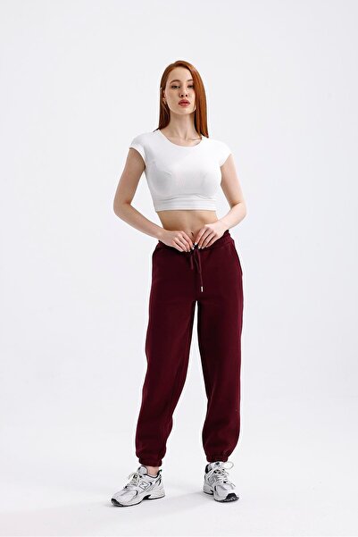 Miss Murem 3İp Şardonlu Jogger Pantolon-MOR