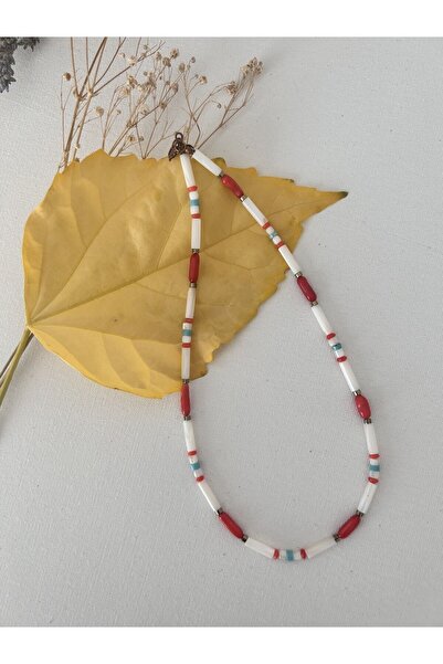 Doğaltaş قلادة من أم اللؤلؤ المرجاني