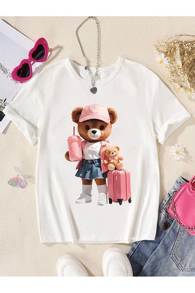 PENTHİLUS Cartoon Tie Dye Oversize Unisex T-Shirt