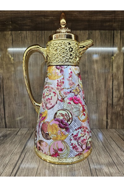 TURAB Gold Yaldızlı Şık Termos 1L