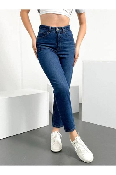 JANSO GROUP -blugi mom boyfriend pentru femei