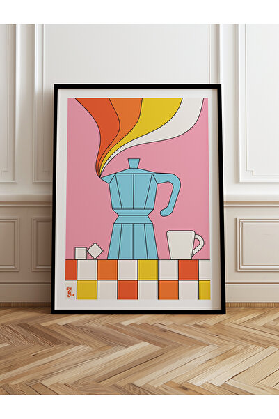 HOMEPACK Jedna drvena uokvirena slika, jednodijelni poster, slika TK/819