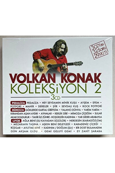 Dmc Müzik مجموعة فولكان كوناك كوليكشن تحتوي على 3 أقراص مدمجة تحتوي على 32 أغ...