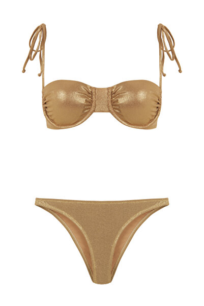 AQUELLA Σετ μπικίνι χρυσό Underwire
