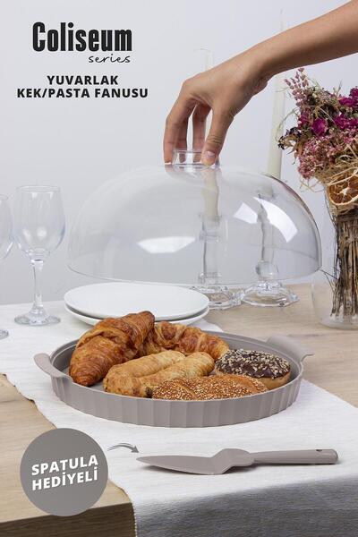 Okyanus Home Coliseum Mink Round Cake - Cake Jar