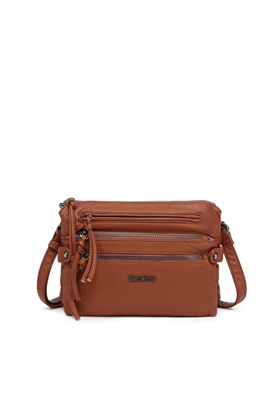 BARCELONA 21K Γυναικεία τσάντα Messenger με δερμάτινο λουράκι 21K Barcelona 1920