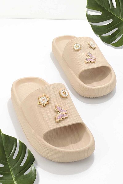 Moda Frato Modafrato BUTTERFLY STONE Papuci unisex Plajă Mare Papuci de piscină