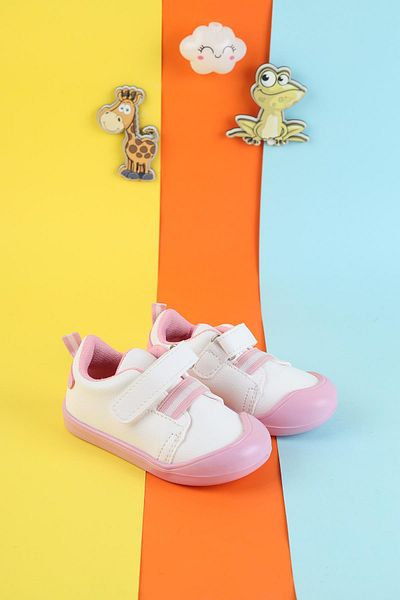 Moda Lime Pantofi sport unisex, complet ortopedici, flexibili, respirabili, pentru copii, cu velcro, pantofi colorați pentru copii