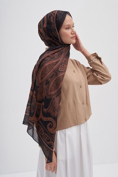 carell Vintage Copper Nilla Cotton Shawl