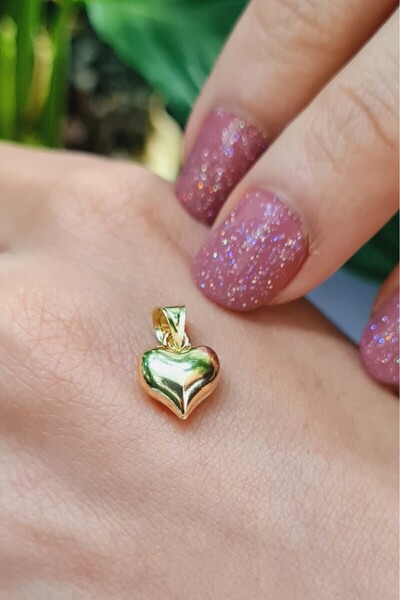 DİAMİNE PIRLANTA Altın Kalp Kolye Ucu