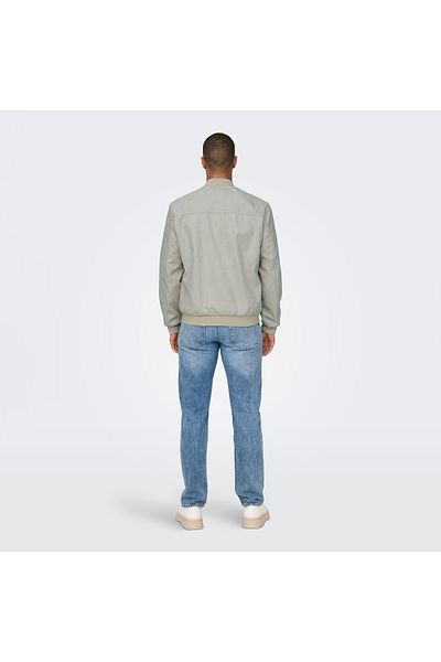 Only & Sons Ανδρικό γκρι μπουφάν Lucas (22027463-VBU)