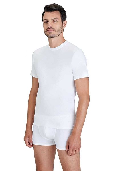 Kom White Men's T-shirt 44ts10051beya