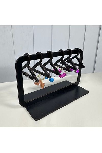 Yenimiyeni Wooden Hanger Shaped Earring Stand / Organizатор