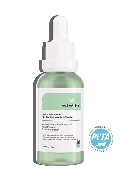 WIWIFY Pore Tightening Anti Acne Tone Equalizing Botanical Collagen Serum (niacinamide 5%+zinc Pca 1%)