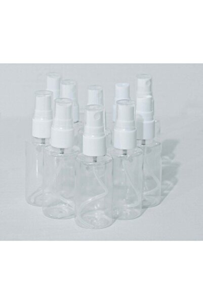 ERCİYES AMBALAJ Sprey Başlı Boş Pet Şişe Sağlam Plastik 10 Adet 50ml