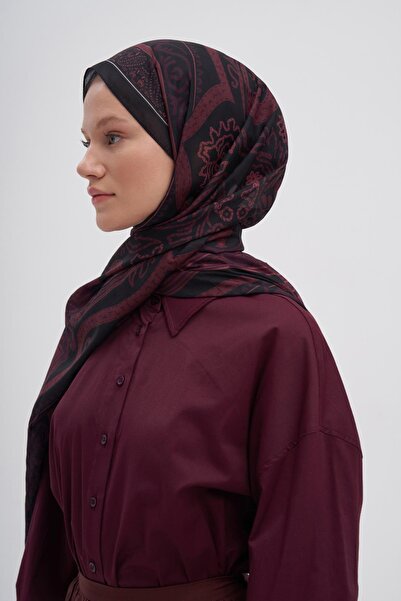 carell Vintage Red Nilla Cotton Shawl