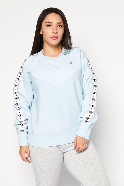 Champion Women Sportswear Fit Long Sleeve Outdoor Sweatshirts, Blue