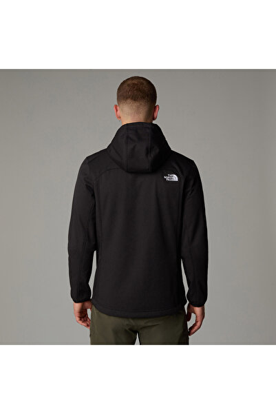 THE NORTH FACE Quest Hooded Softshell Erkek Siyah Outdoor Kapüşonlu Mont