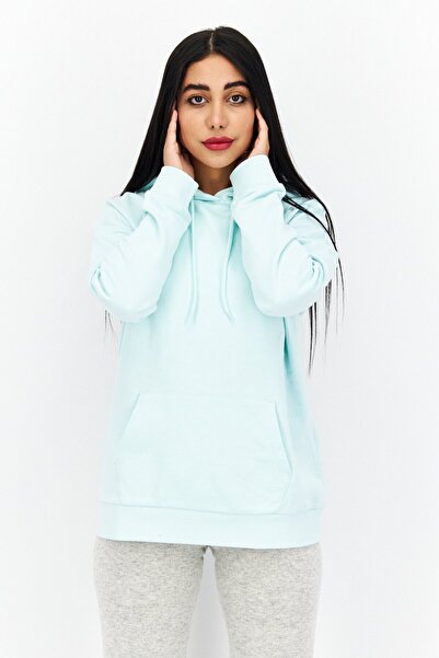 Lyle & Scott هودي نسائي بغطاء للرأس وشعار العلامة التجارية بأكمام طويلة، لون ...