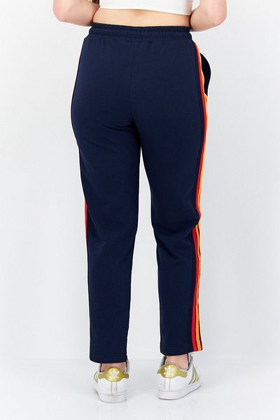 Ocean Pacific Women Drawstring Embroidered Logo Sweatpants, Navy