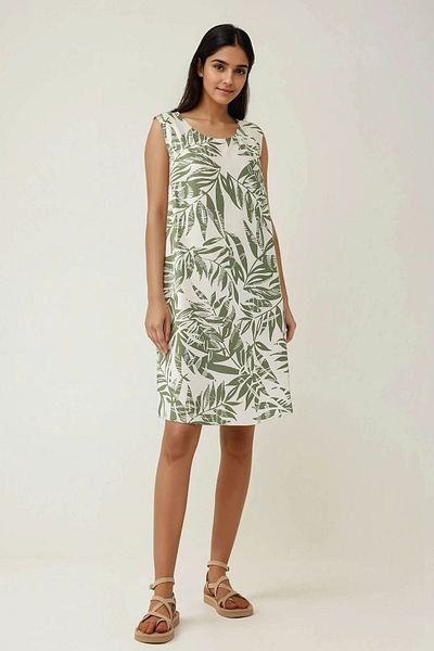 Hiccup Floral Print A-Form Mini Dress