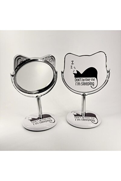 Tedz Collection MORDİNO Kedi Çerçeveli 9x14 cm Mini Masa Aynası