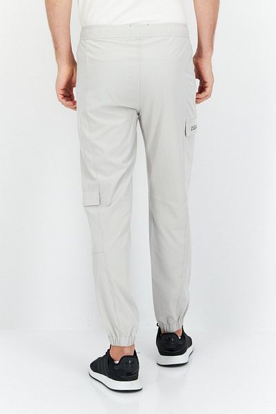 Lyle & Scott Men Brand Logo Cargo Jogger Pants, Grey