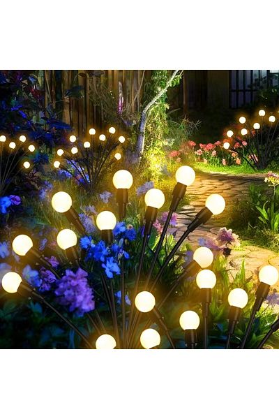 AWH Solar Garden Lights, 2-Pack,Dual Mode 20 LED Waterproof Outdoor Lights for Yard,Patio&Pathway