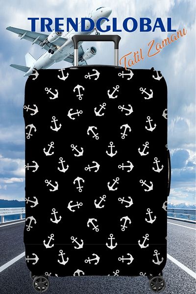 Trendglobal Geanta de protectie pentru bagaje neagra