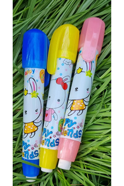 Mahi Max 3'lü Roket - Happy Friends - ممحاة أحمر الشفاه الأوتوماتيكية