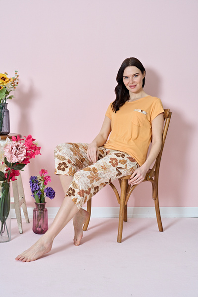 OVERSLEEP ЖІНОЧИЙ КОМПЛЕКТ 1901 ОРАНЖЕВИЙ