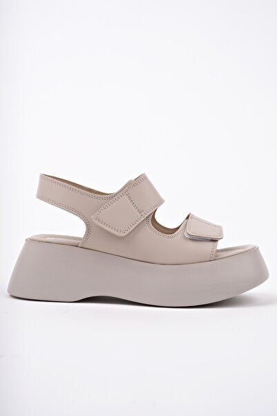 MUGGO Nanshe Thick Sole Double Strap Velcro Casual Women's Sandals