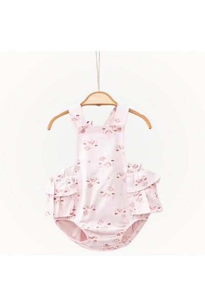 For My Baby Girl's Ruffled Salopette