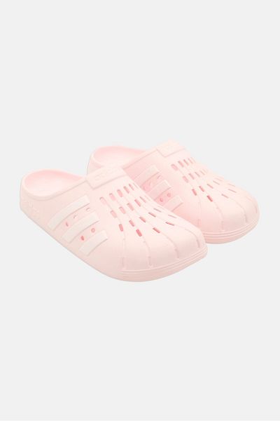 adidas Men Adilette Brand Logo Slip On Clogs, Pink