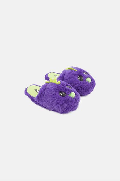 Hatchimals Kids Girl Slip On Slippers, Purple