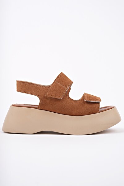 MUGGO Nanshe Thick Sole Double Strap Velcro Casual Women's Sandals