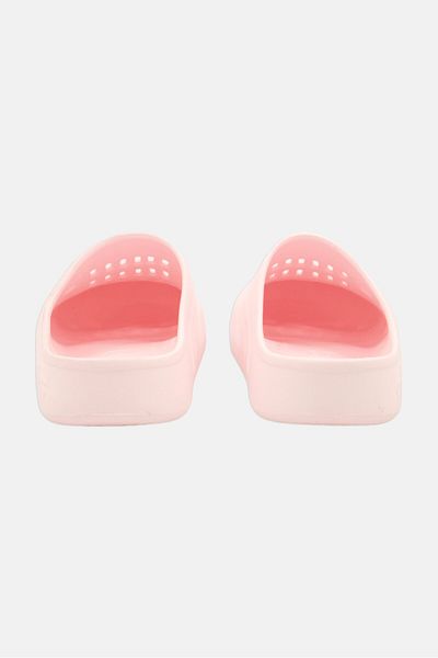 adidas Men Adilette Brand Logo Slip On Clogs, Pink