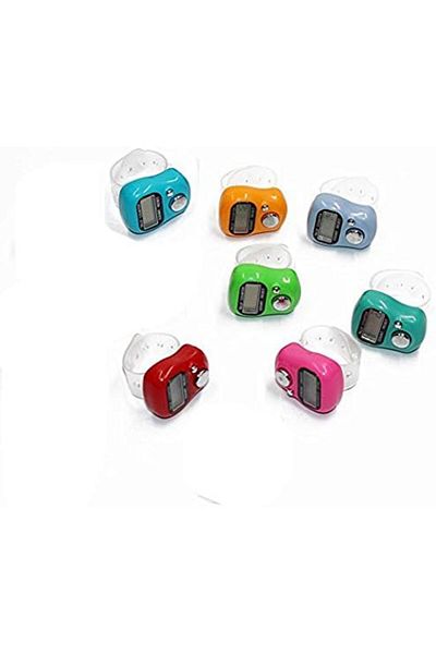 AWH Hand Tally Counter Clicker,5-Digit Assorted Colors for Sports,Coaching, Events,Training,16-Pack
