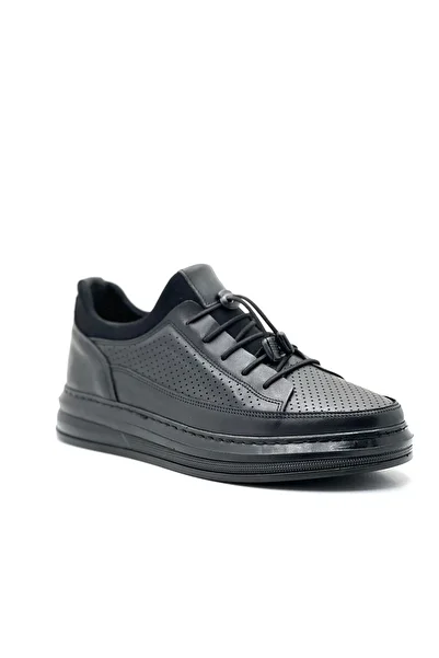 BESS SHOES Genuine Leather Orthopedic Men's Casual Shoes - Breathable, Lightweight and Comfortable, Summer, Men's Shoes